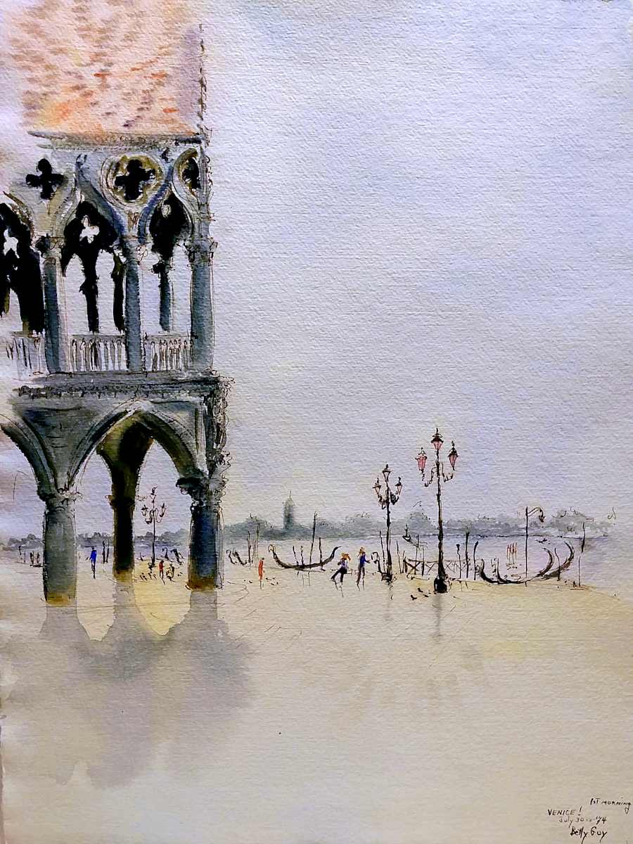 1st Morning Venice! by Betty Guy 