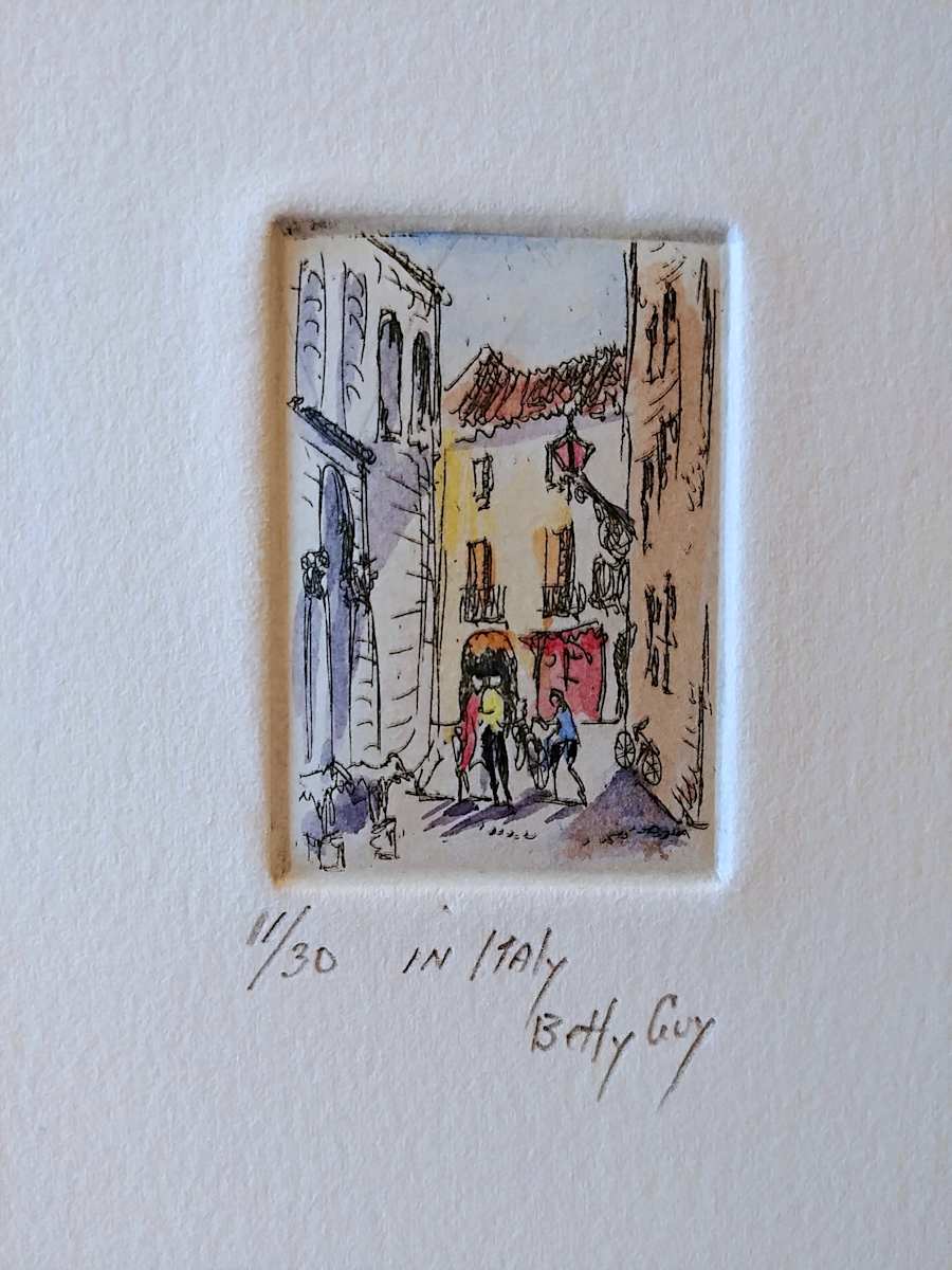 in Italy by Betty Guy 