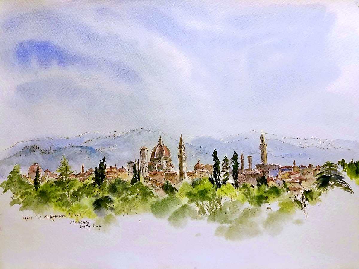 From "Il Melograno Felice" Florence by Betty Guy 