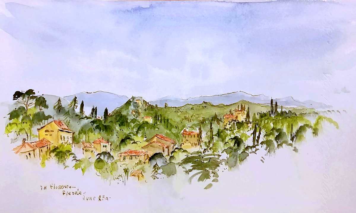 In Florence - Fresole by Betty Guy 