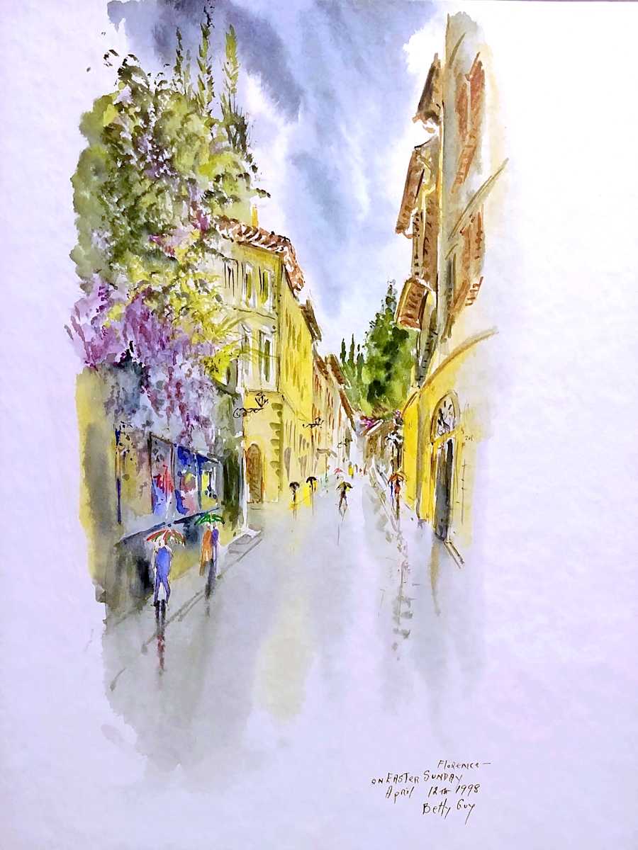 Florence On Easter Sunday by Betty Guy 