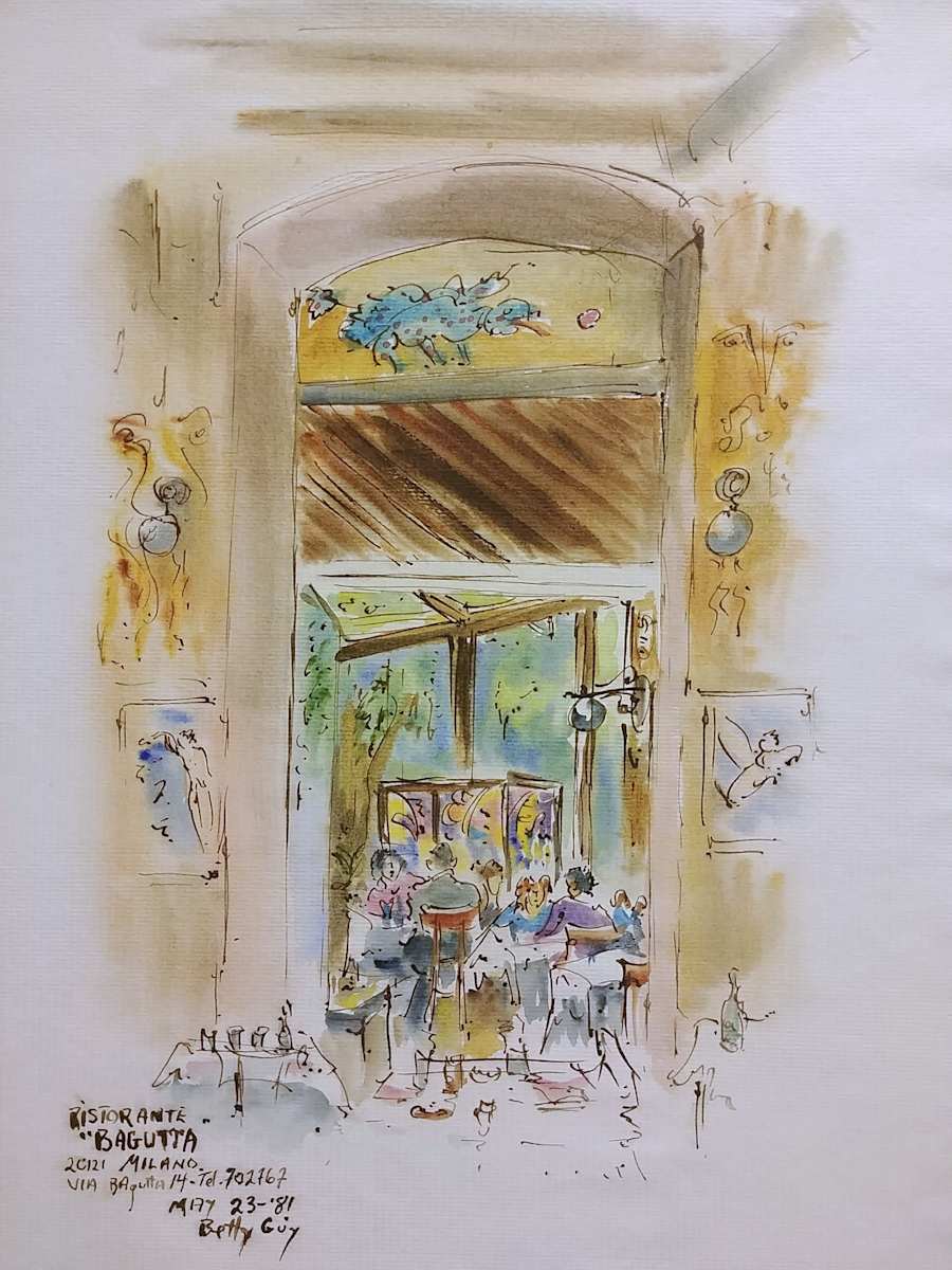 Ristorante "Bagutta" by Betty Guy 