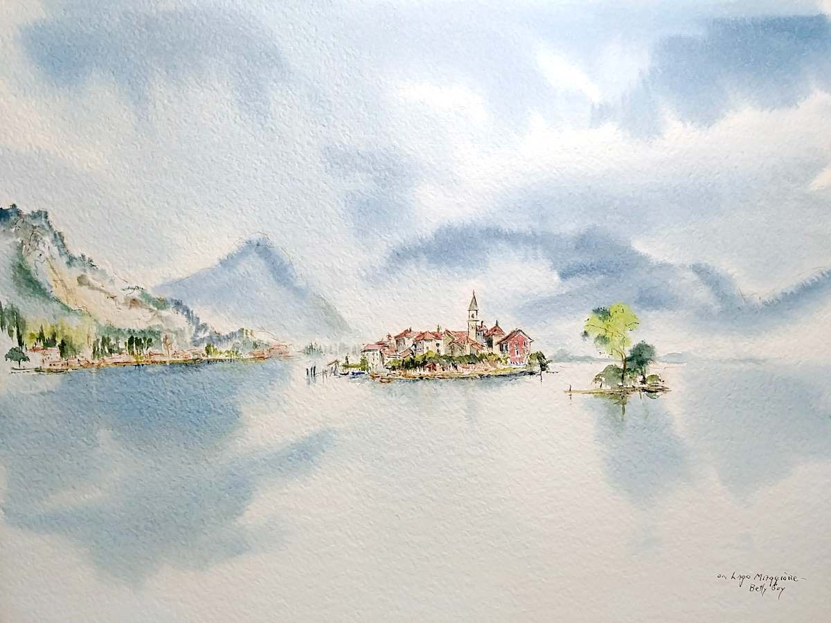 On Lago Maggiore by Betty Guy 