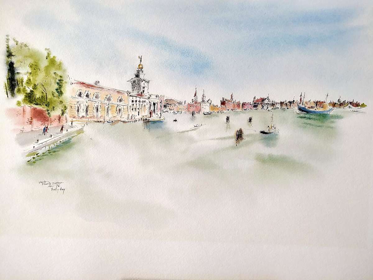 Venice From the Zattere by Betty Guy 
