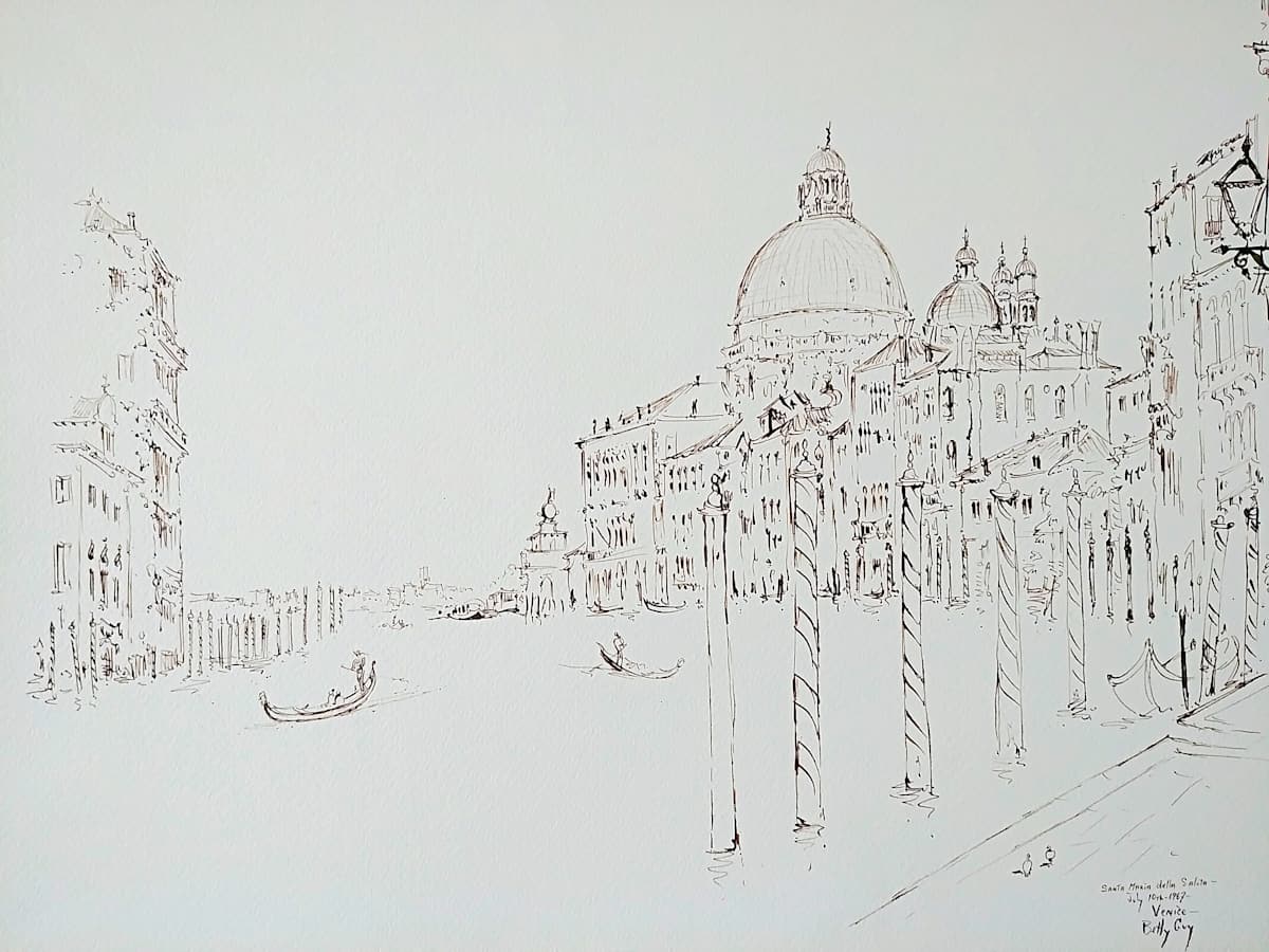 Santa Maria della Saluta Venice by Betty Guy 