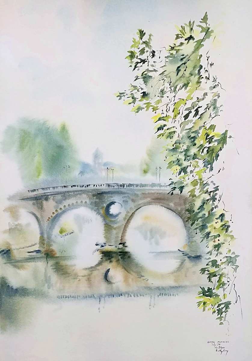 Roman Morning The Tiber by Betty Guy 