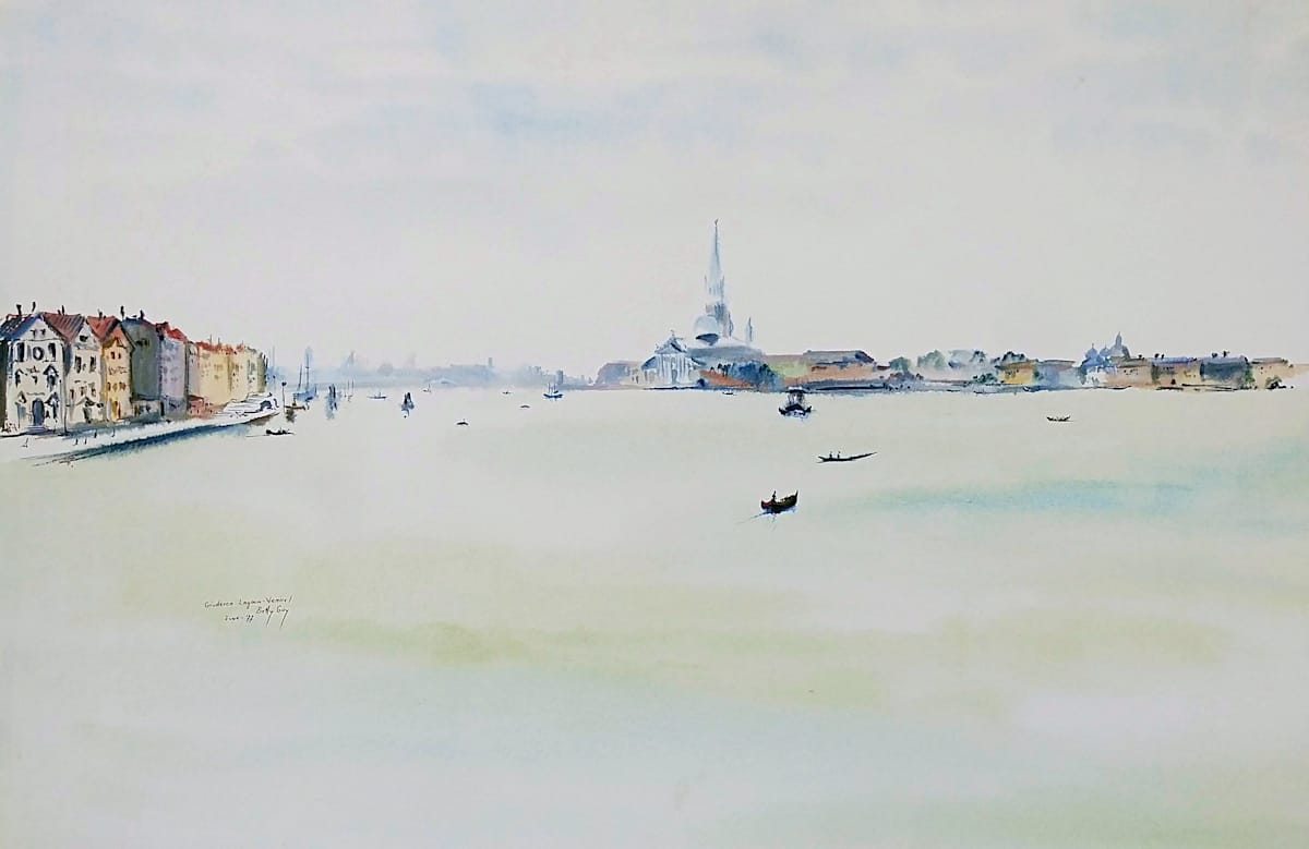 Giudecca Lagoon - Venice! by Betty Guy 