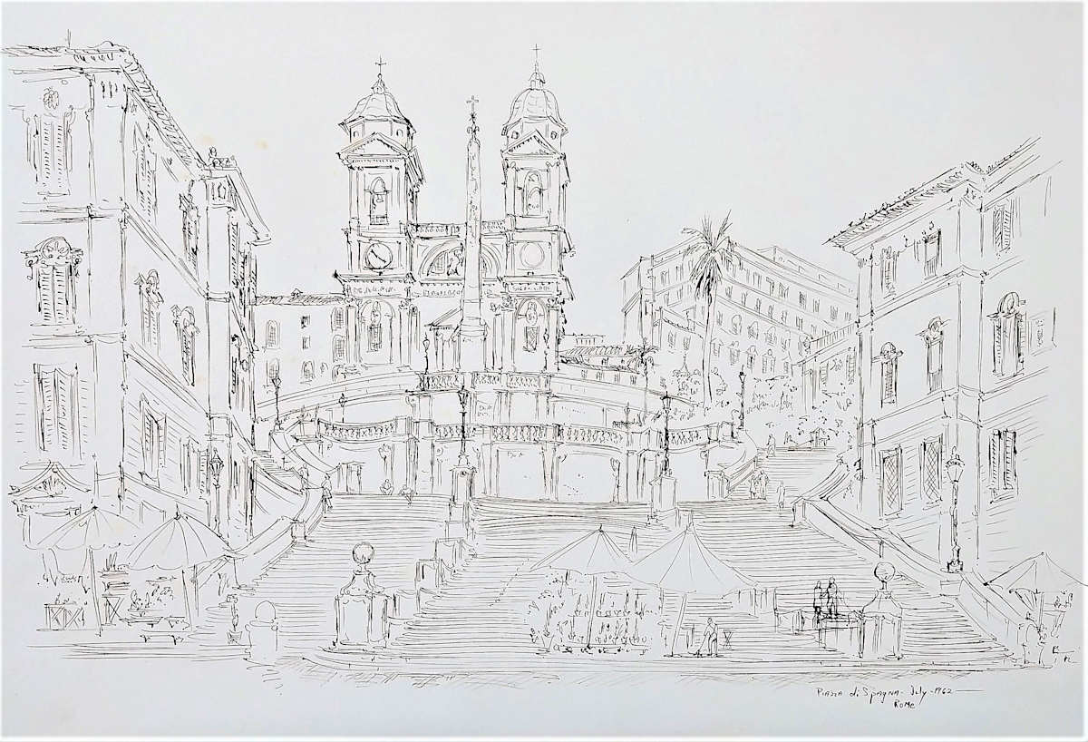 Piazza de SpagnaRome by Betty Guy 