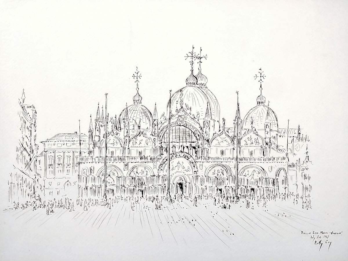 Piazza San Marco - Venezia! by Betty Guy 