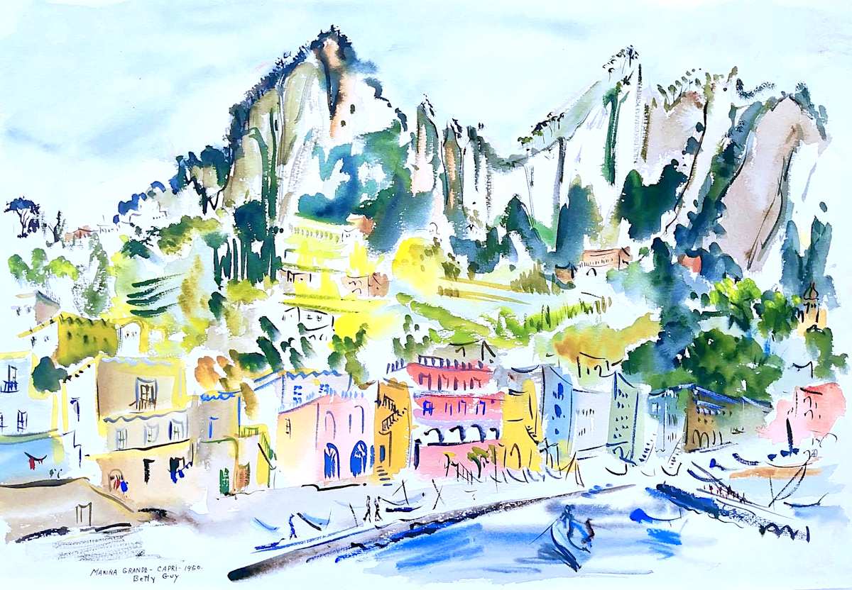 Marina Grande - Capri by Betty Guy 