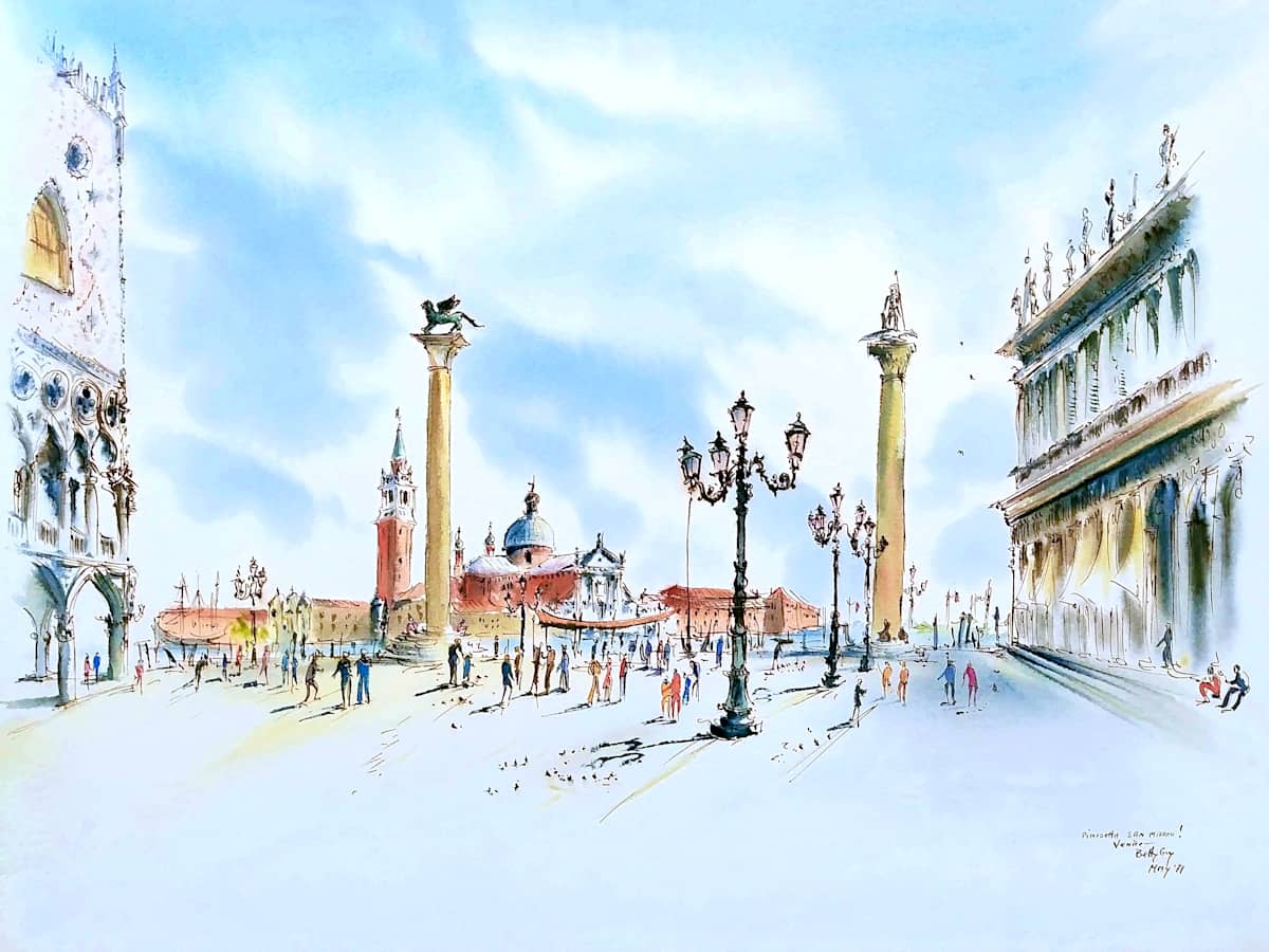 Piazzetta San Marco! Venice by Betty Guy 