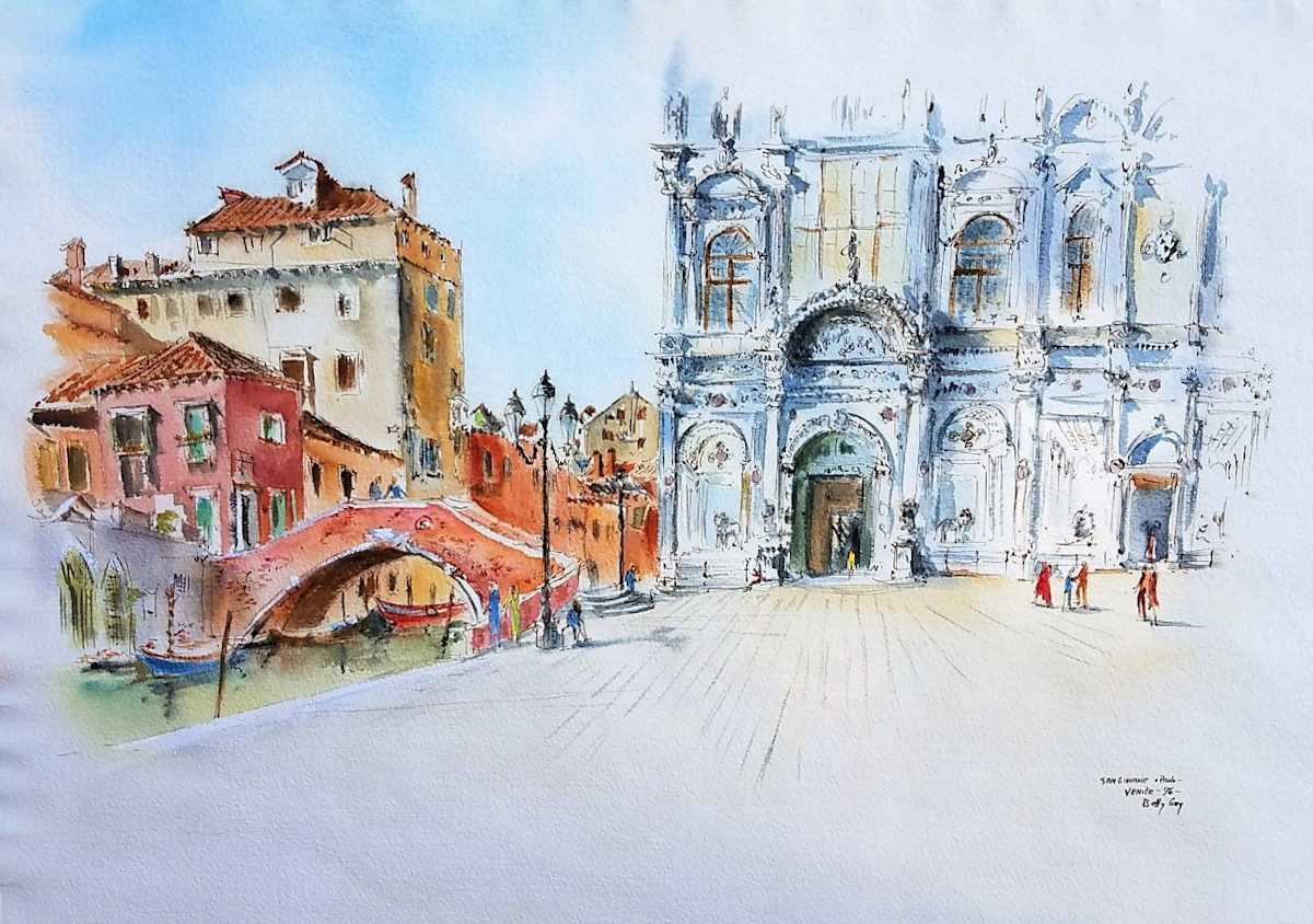 San Giovane e Paolo Venice by Betty Guy 