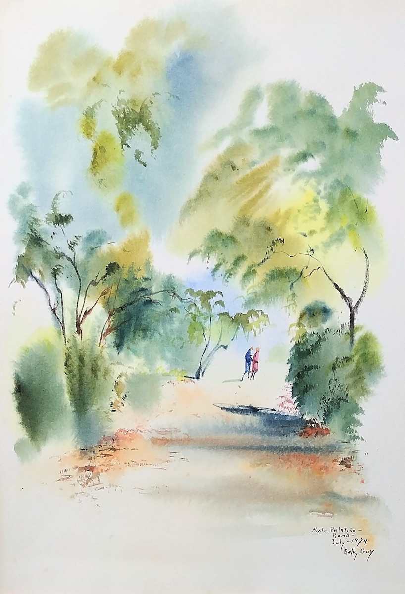 Monte Palatino Roma by Betty Guy 
