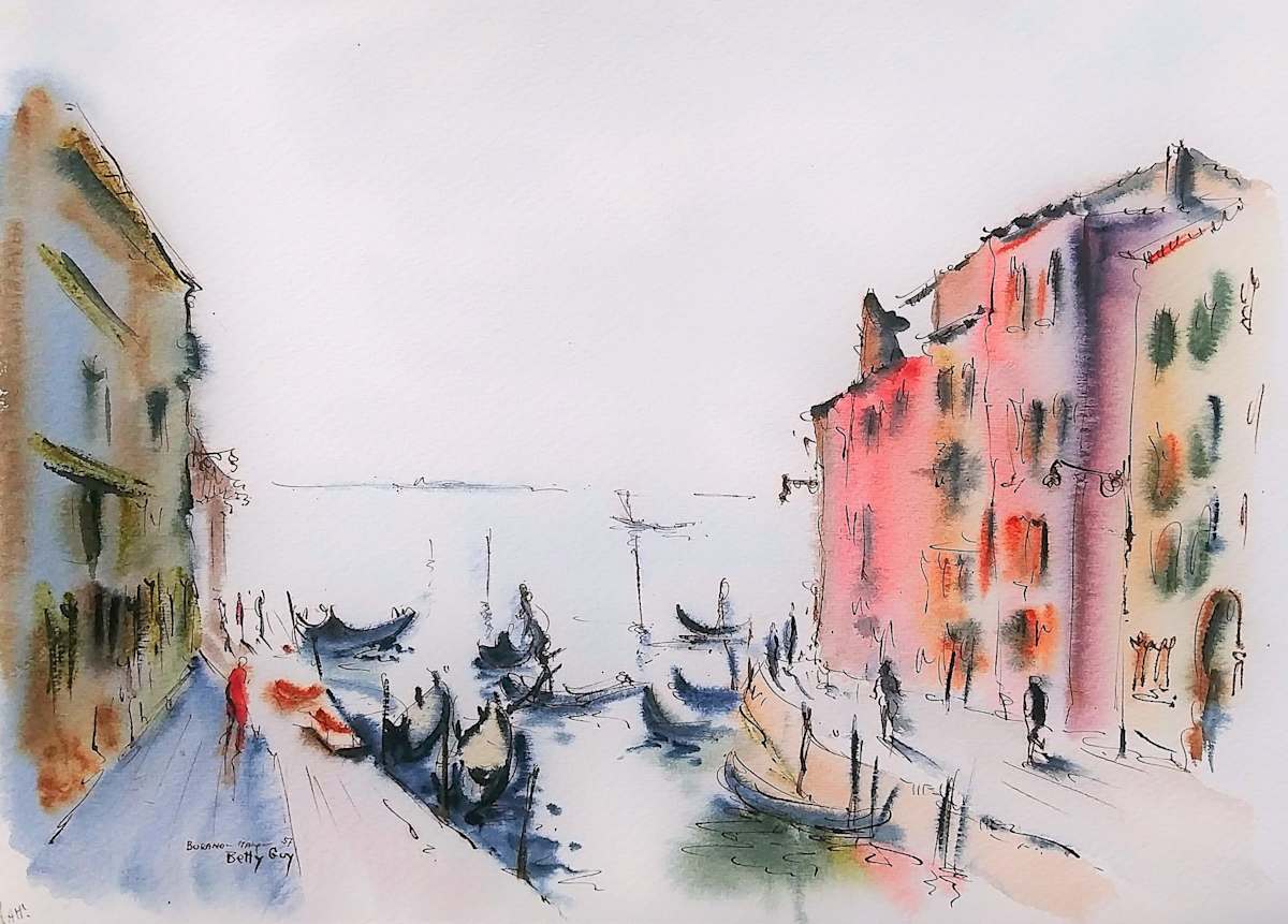 Burano-Italy by Betty Guy 