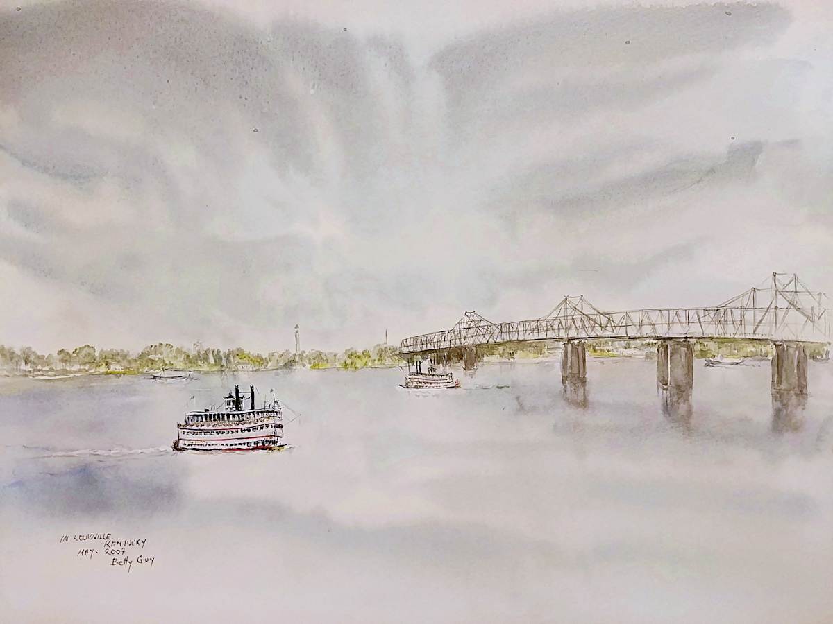 In Louisville Kentucky by Betty Guy 