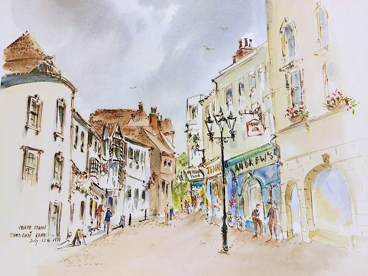 Church Street & Sandgate Road by Betty Guy 