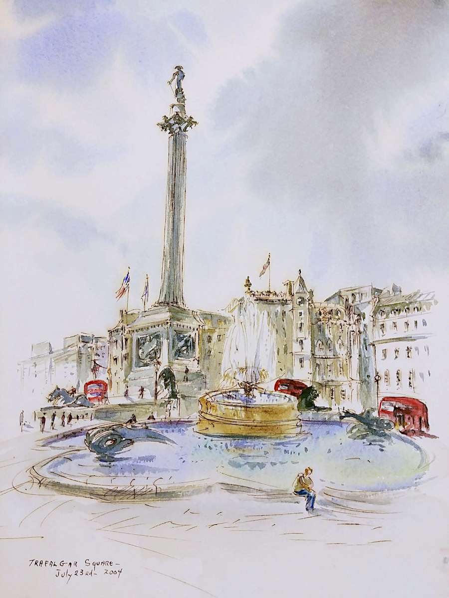 Trafalgar Square by Betty Guy 