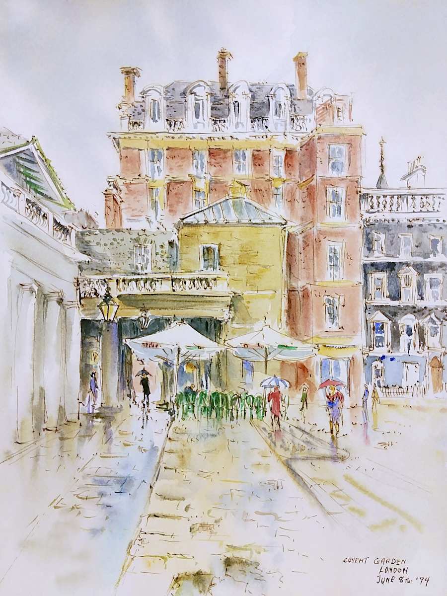 Covent Garden London by Betty Guy 