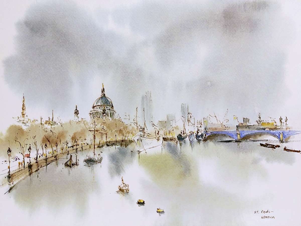 St. Pad's - London by Betty Guy 