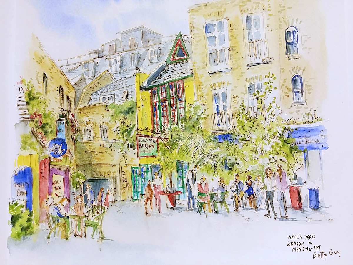 Neal's Yard London by Betty Guy, Image 1.
