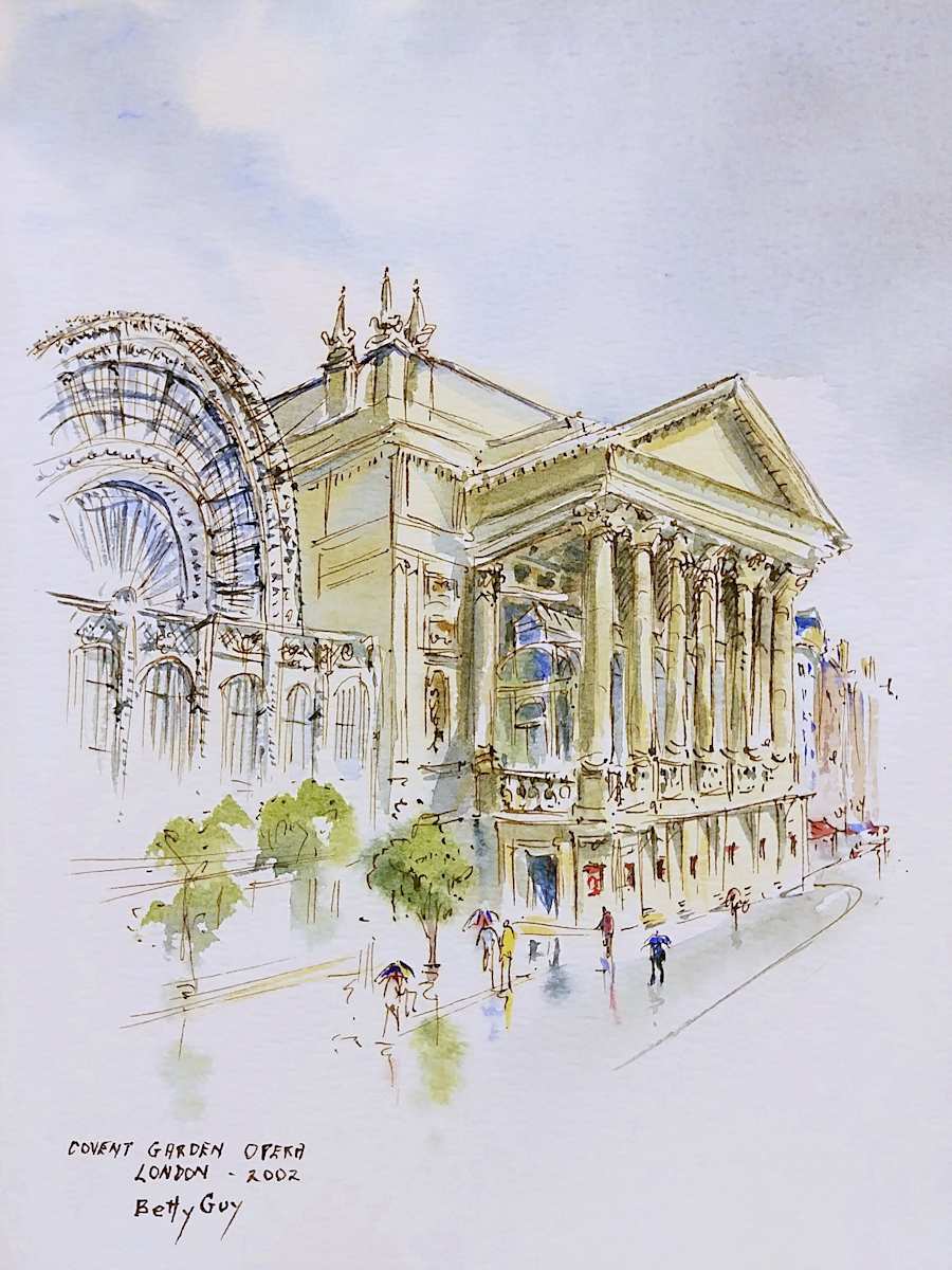 Covent Garden Opera by Betty Guy 
