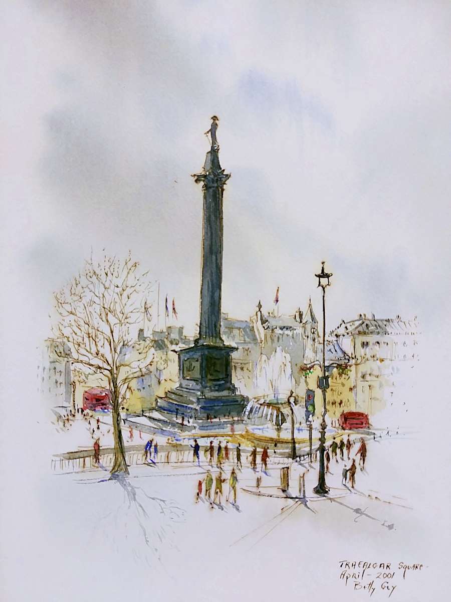 Trafalgar Square by Betty Guy 