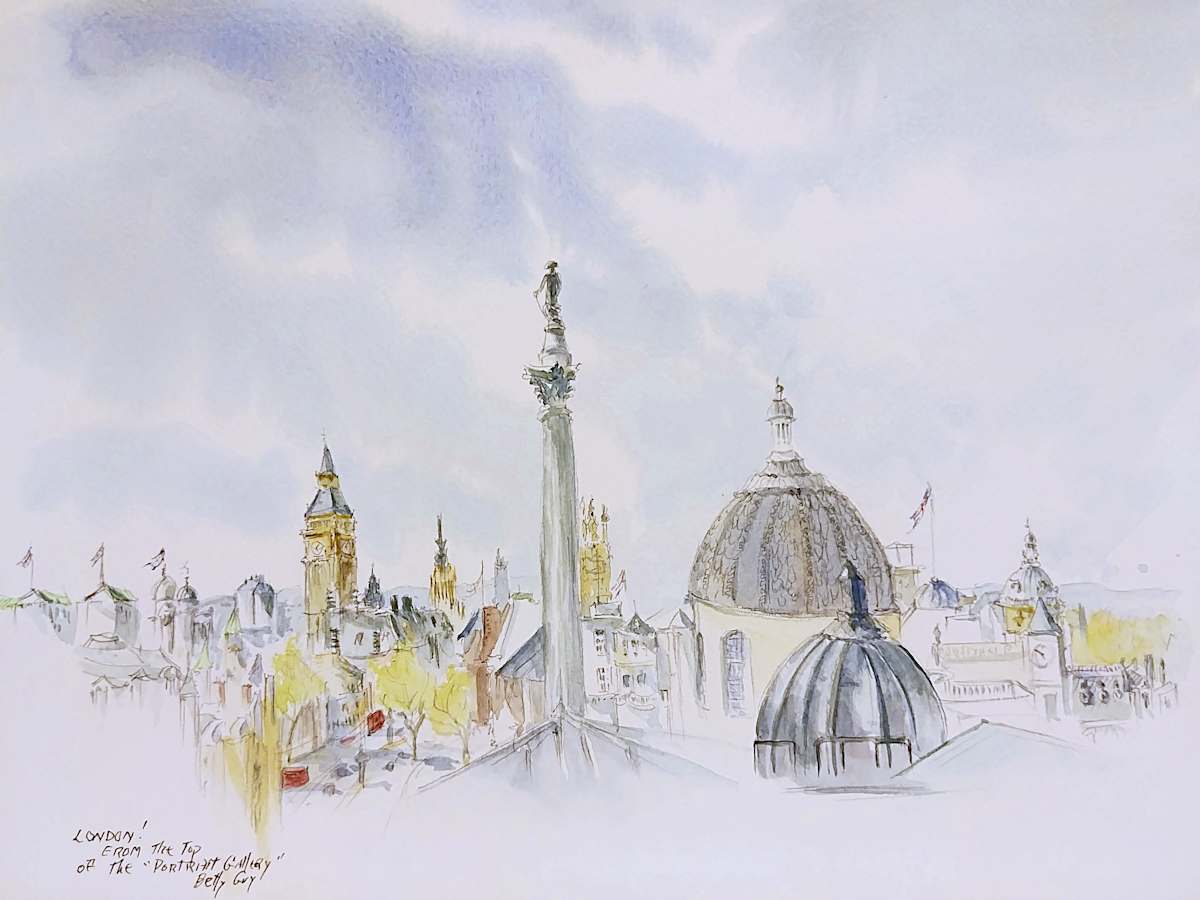 London! From the Top of the "Portrait Gallery" by Betty Guy 