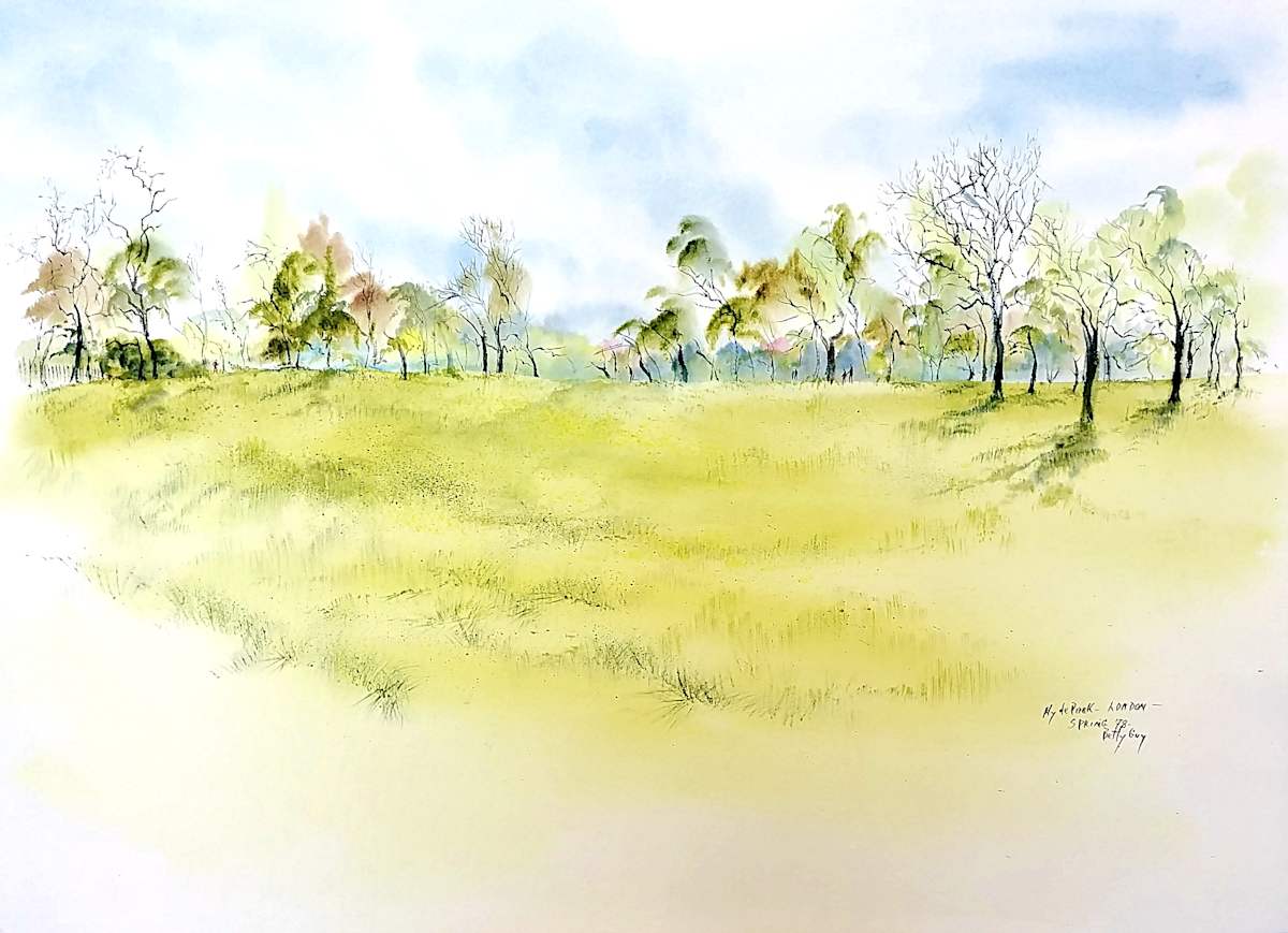 Hyde Park - London by Betty Guy 