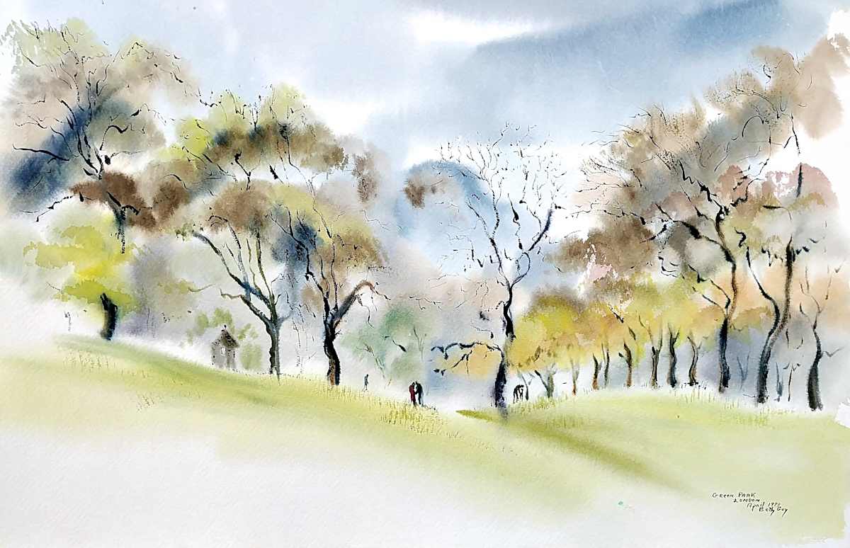Green Park London by Betty Guy 