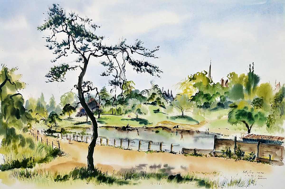 In the Vale of Health Hampstead by Betty Guy 
