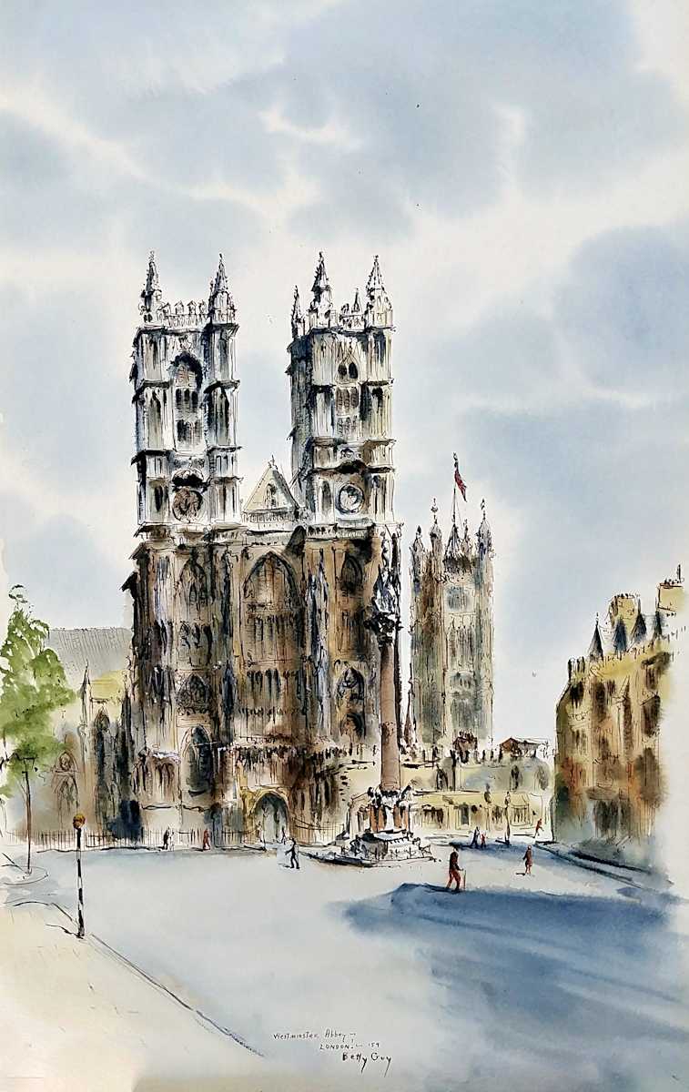 Westminster Abbey London! by Betty Guy 