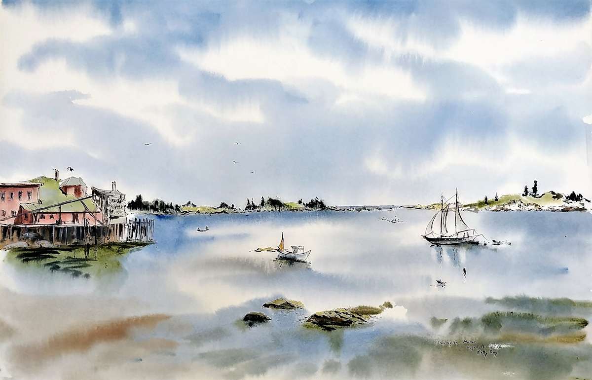 Stonington - Maine by Betty Guy 