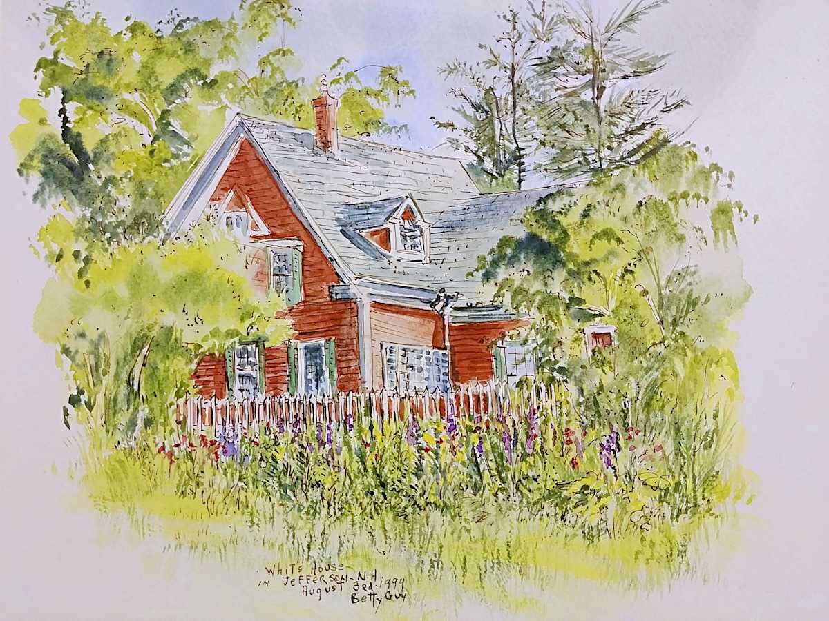 Whit's House in Jefferson N.H. by Betty Guy 