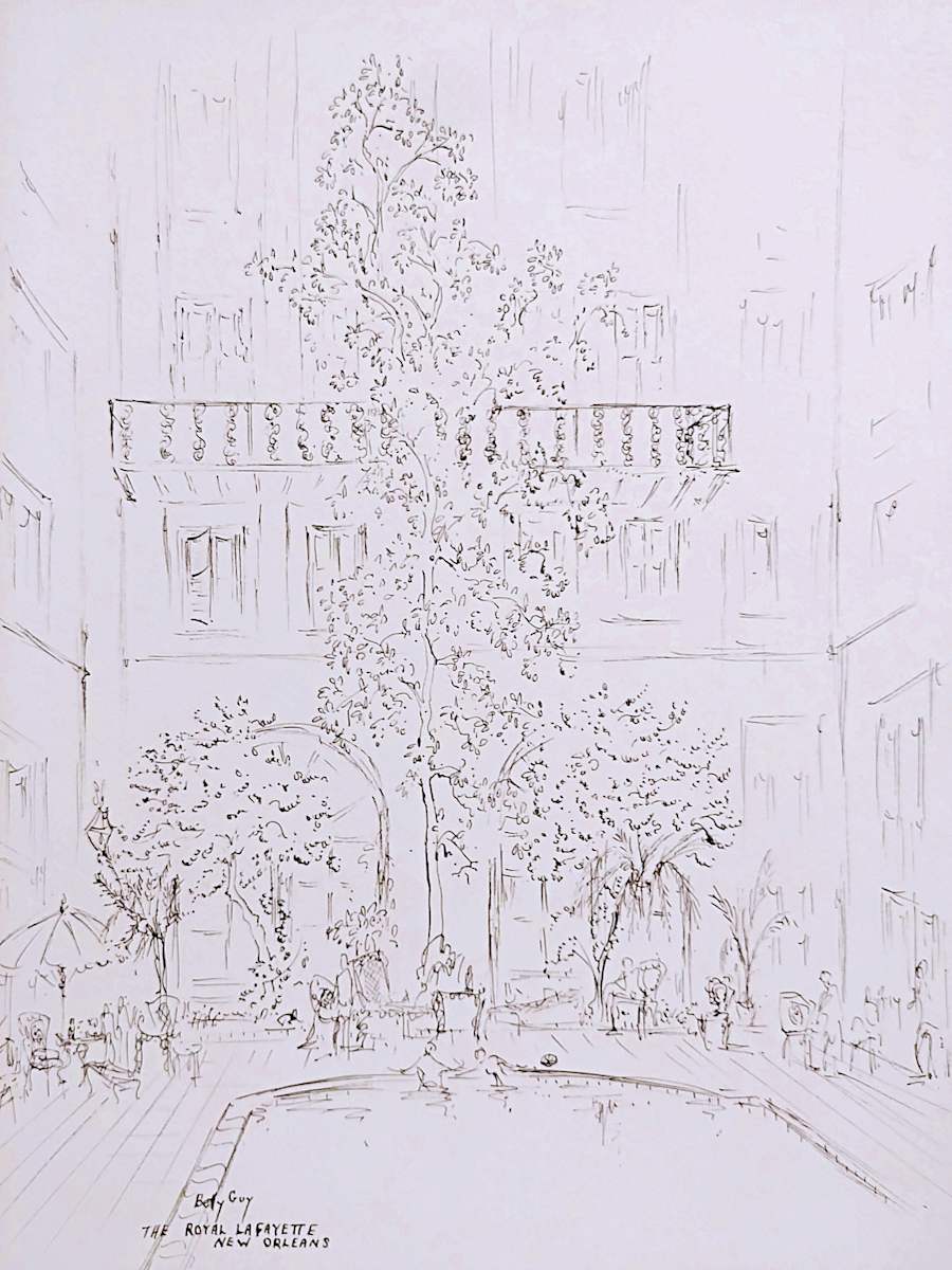 The Royal Lafayette New Orleans by Betty Guy 