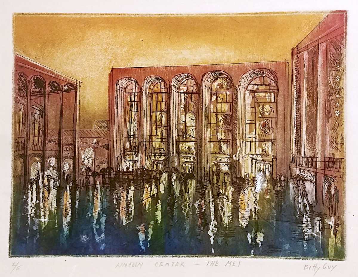Lincoln Center - The Met by Betty Guy 