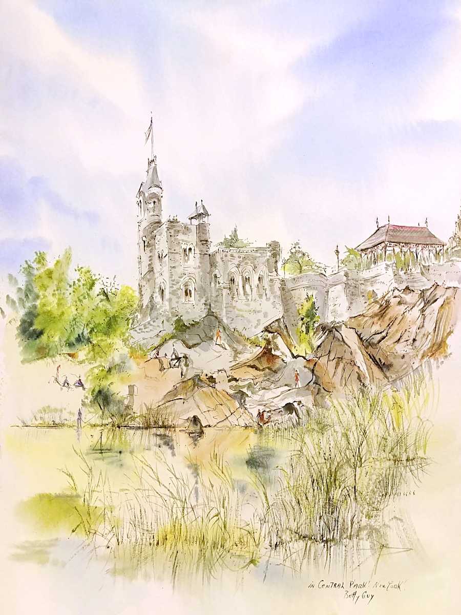 in Central Park!  New York! by Betty Guy 