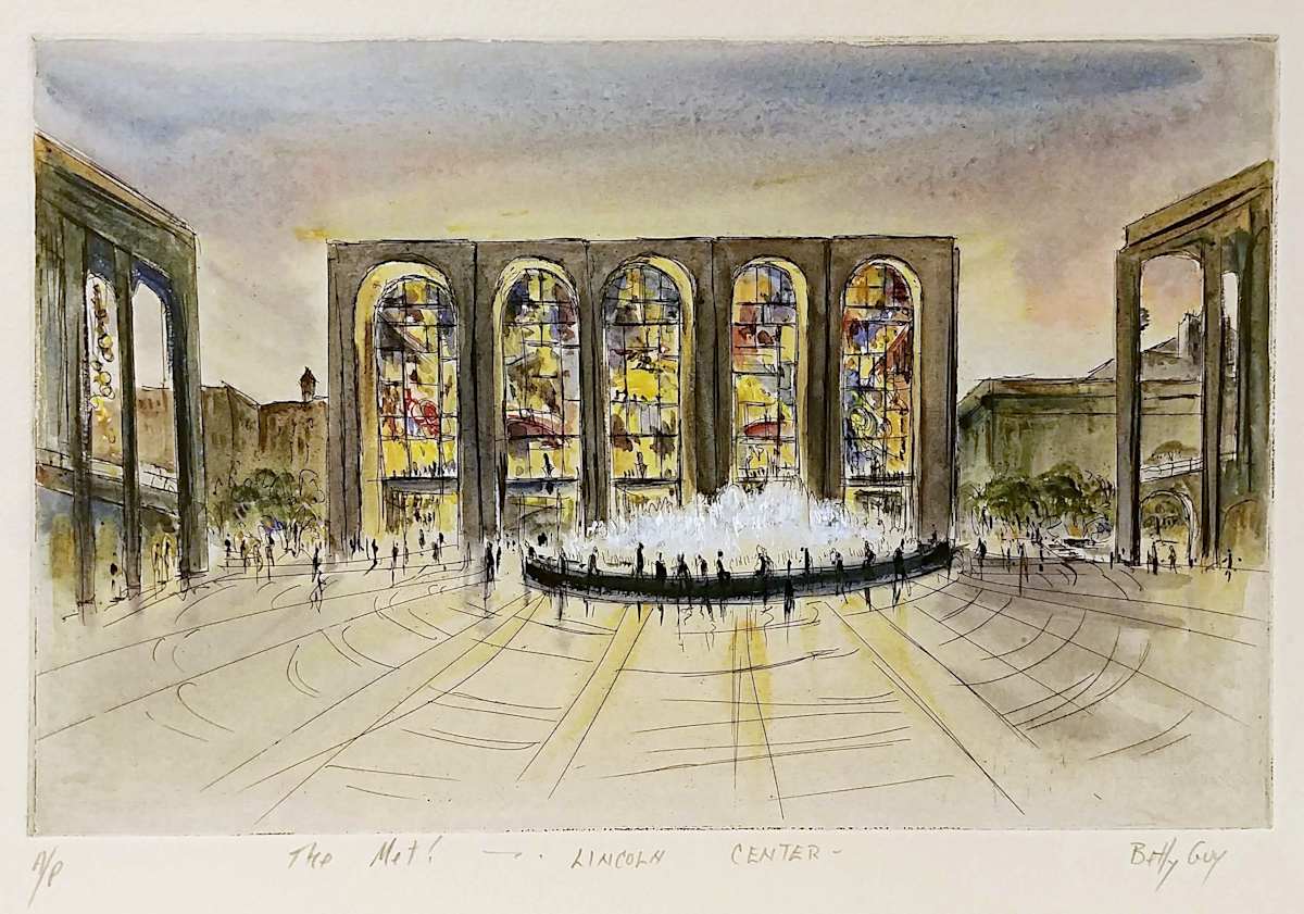 The Met! - Lincoln Center by Betty Guy 