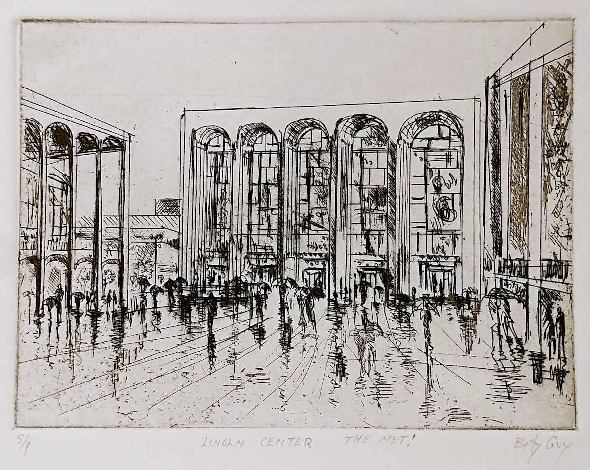 Lincoln Center - The Met! by Betty Guy 