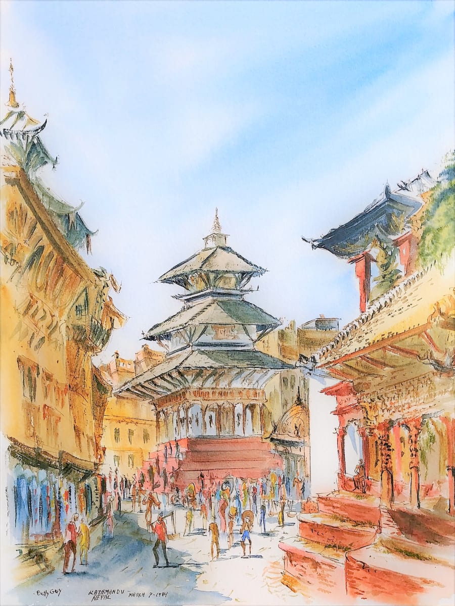 Kathmandu Nepal by Betty Guy 