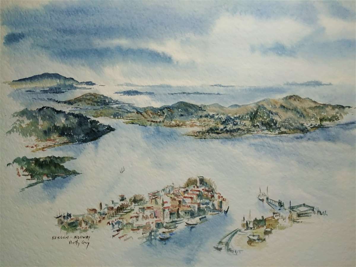 Bergen-Norway by Betty Guy, Image 1.