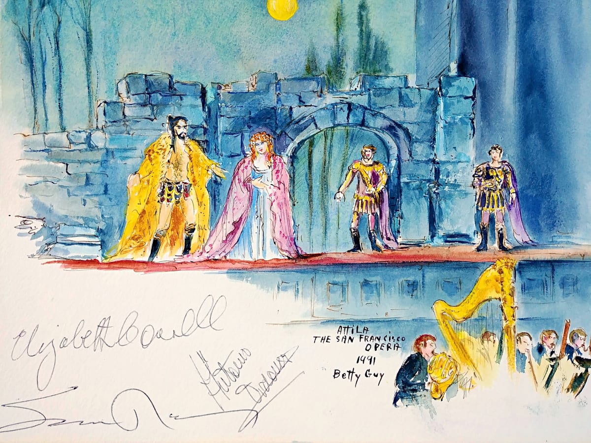 Attila The San Francisco Opera by Betty Guy 