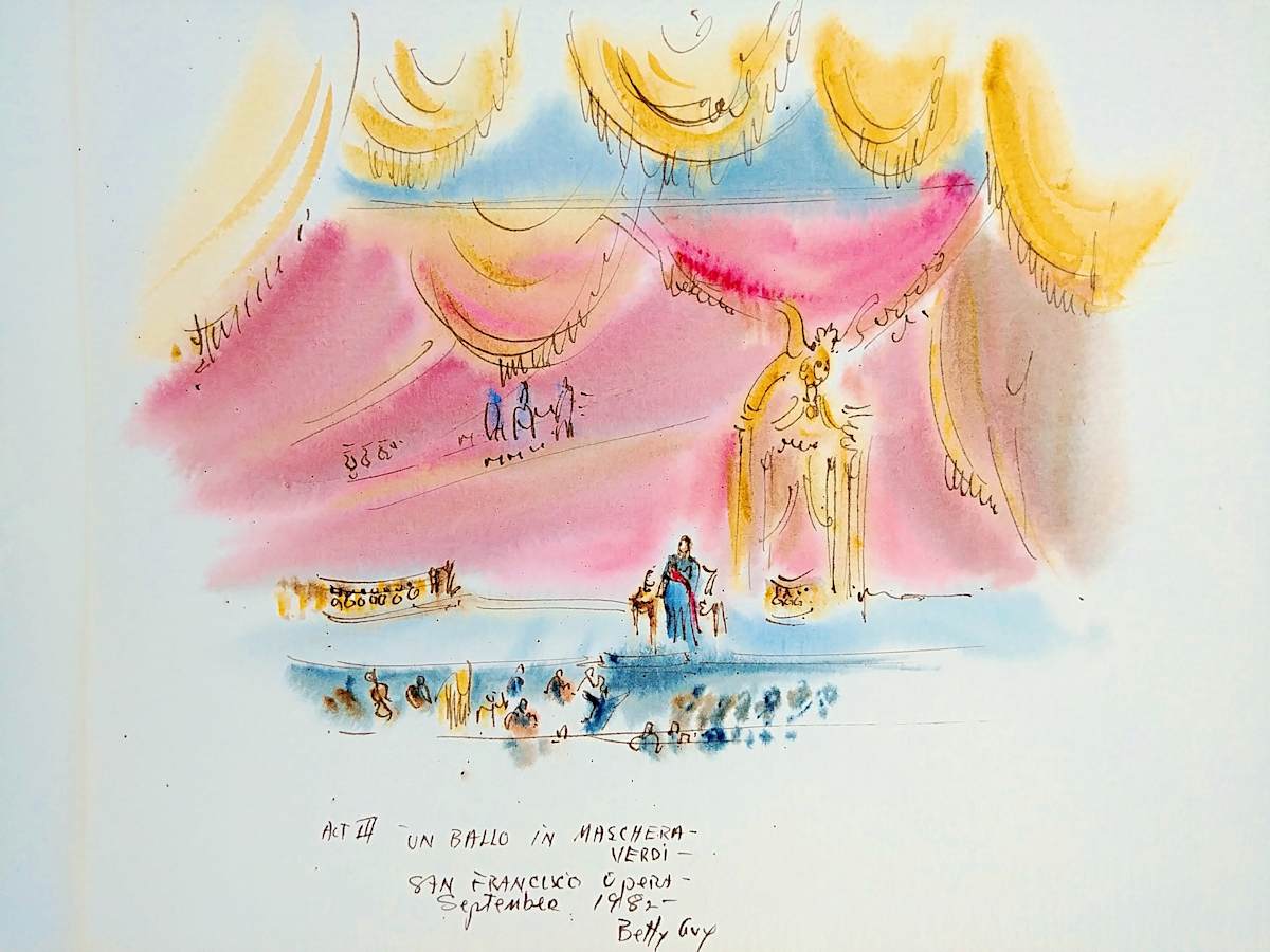 Act III - Un Ballo in Maschera - Verdi - San Francisco Opera by Betty Guy 