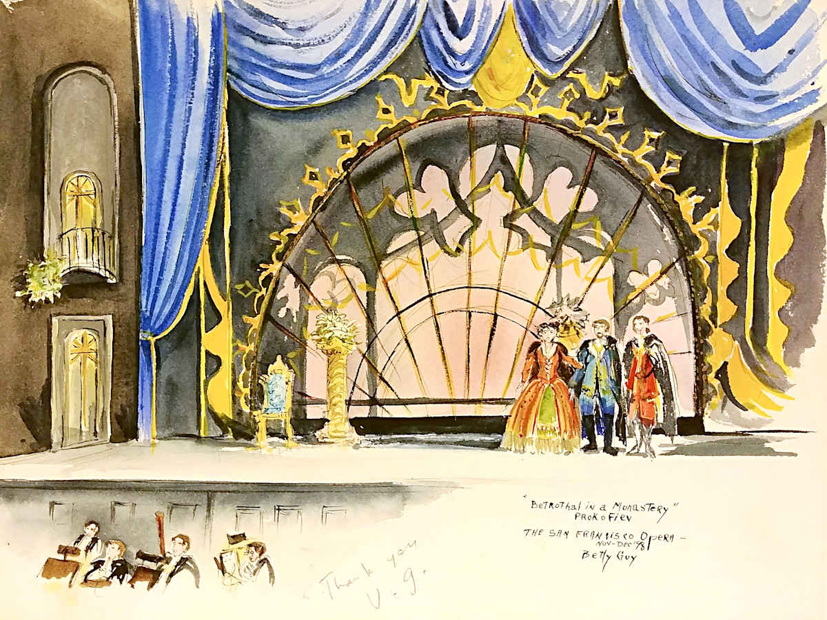 "Betrothal in a Monestery" Prokofiev The San Francisco Opera by Betty Guy 