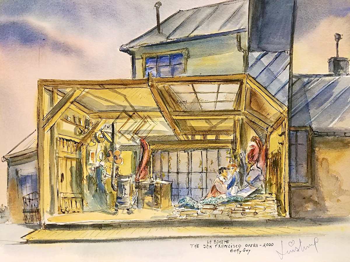 La Boheme The San Francisco Opera by Betty Guy 