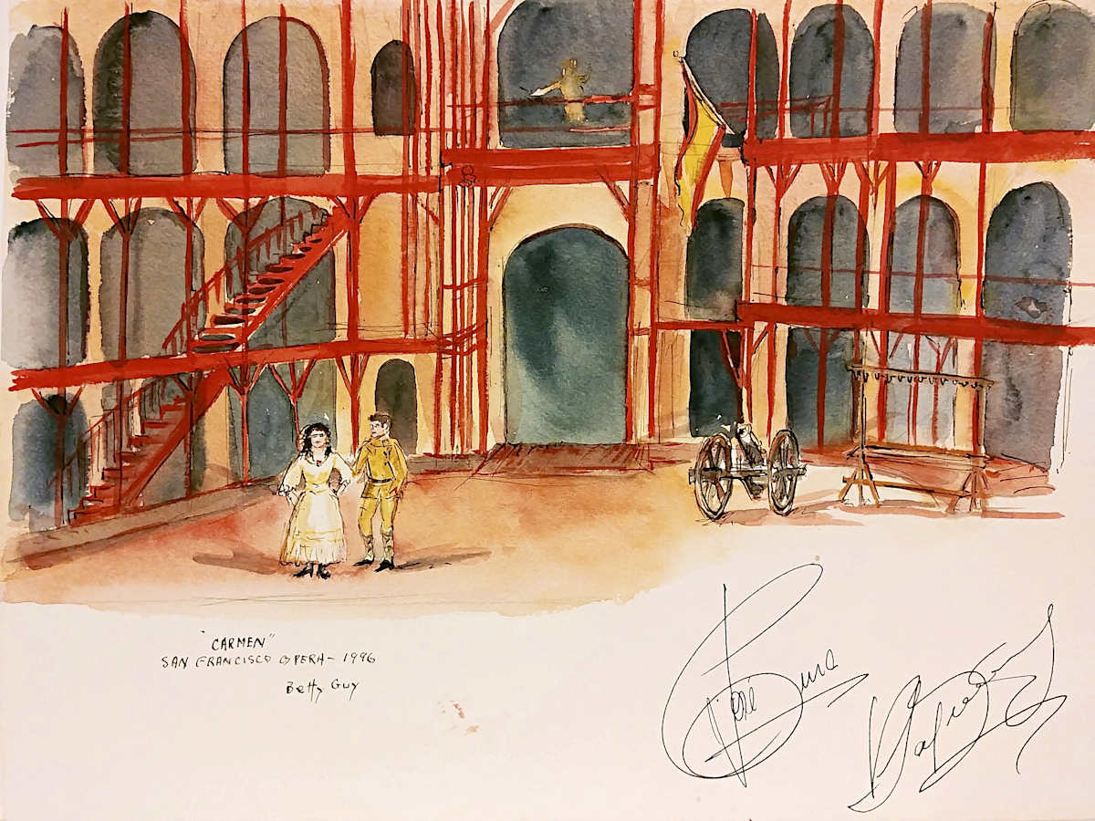 "Carmen" San Francisco Opera by Betty Guy 