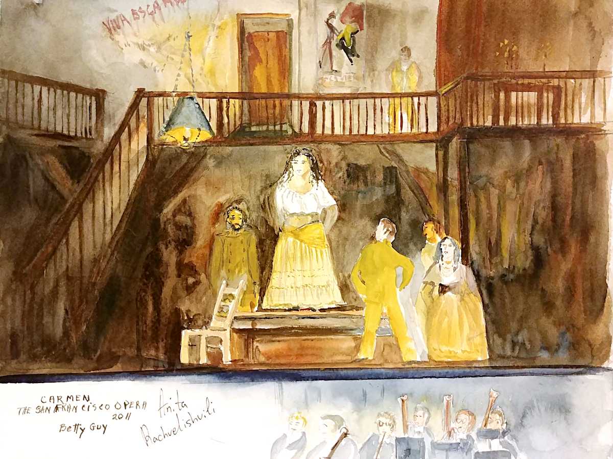 Carmen The San Francisco Opera by Betty Guy 