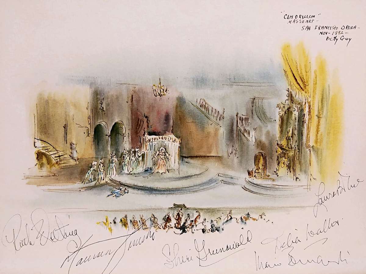 "Cendrillon" Massenet - San Francisco Opera by Betty Guy 