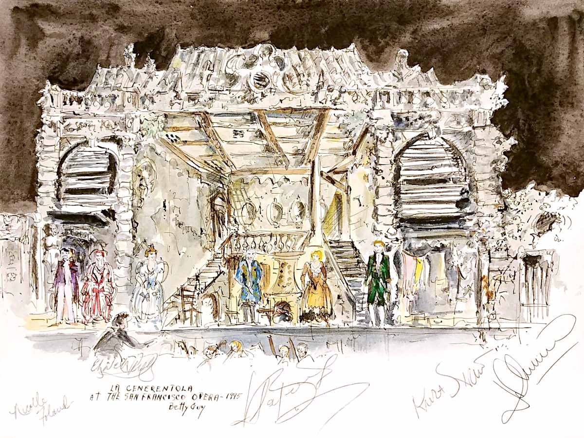 La Cenerentolaat The San Francisco Opera by Betty Guy 