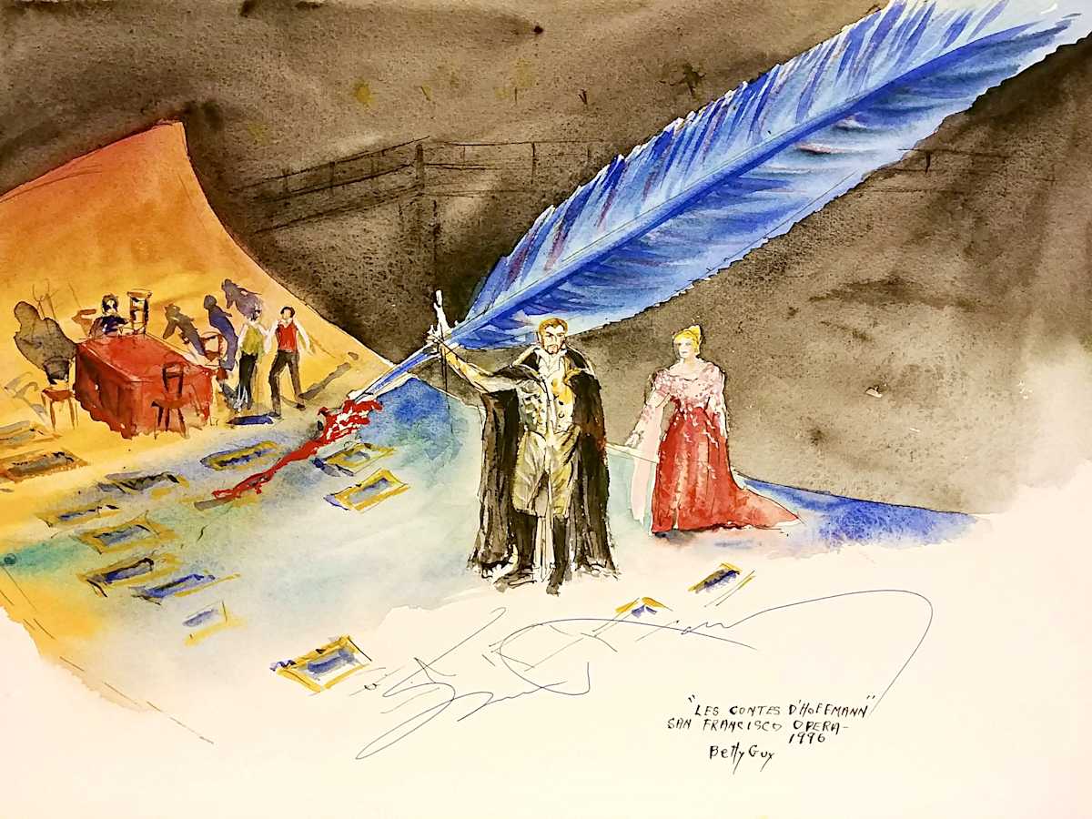 "Les Contes D'Hoffmann" San Francisco Opera by Betty Guy 