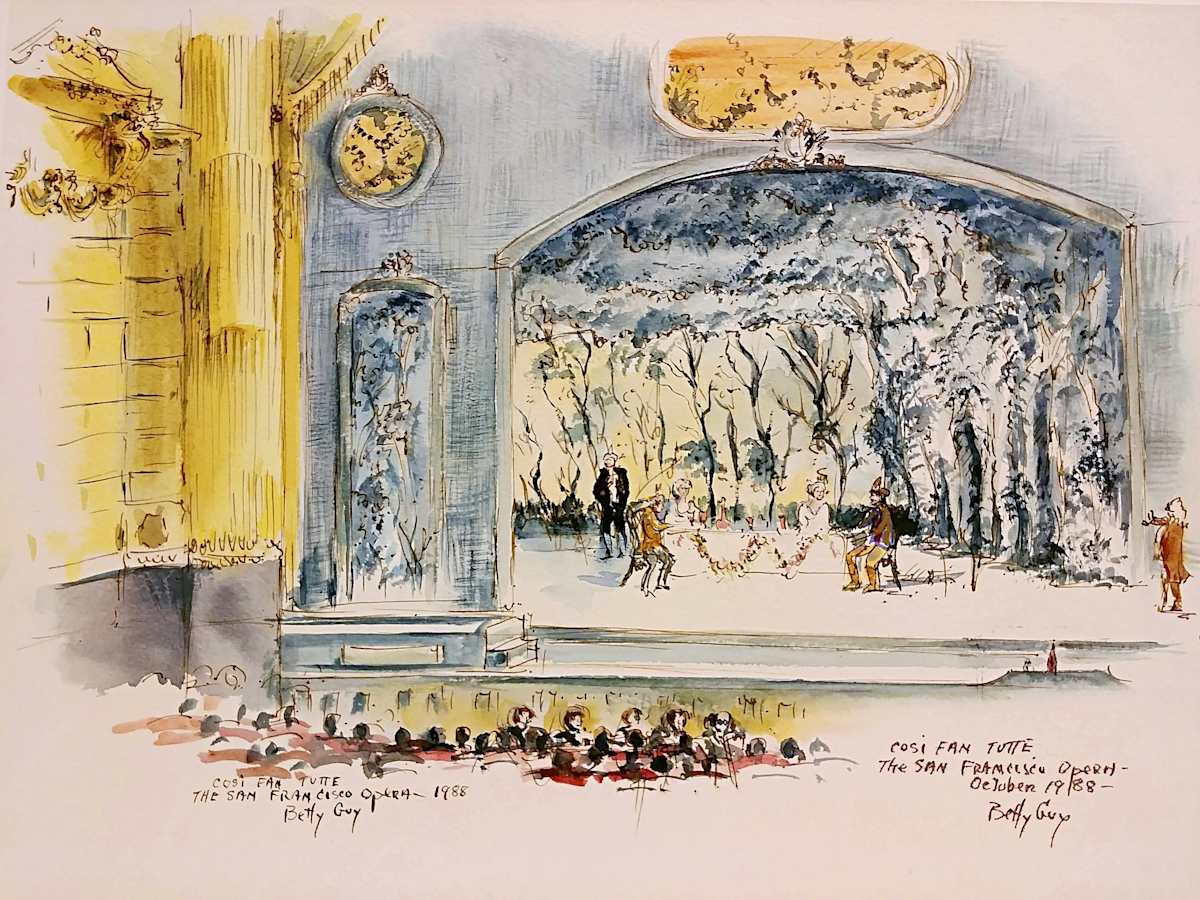 Cosi Fan Tutte The San Francisco Opera by Betty Guy 